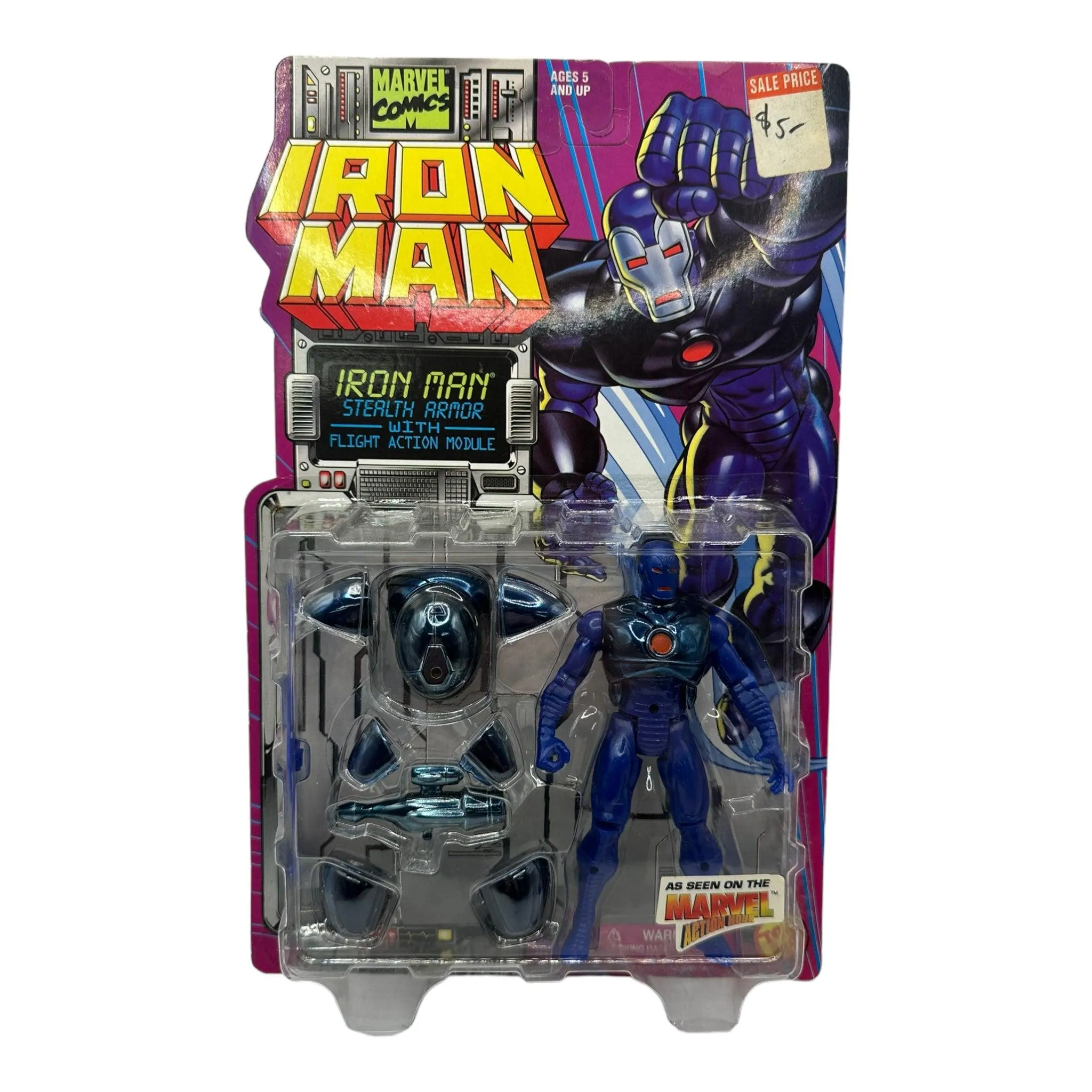 1995 TOYBIZ IRON MAN SERIES 2 STEALTH ARMOUR AF