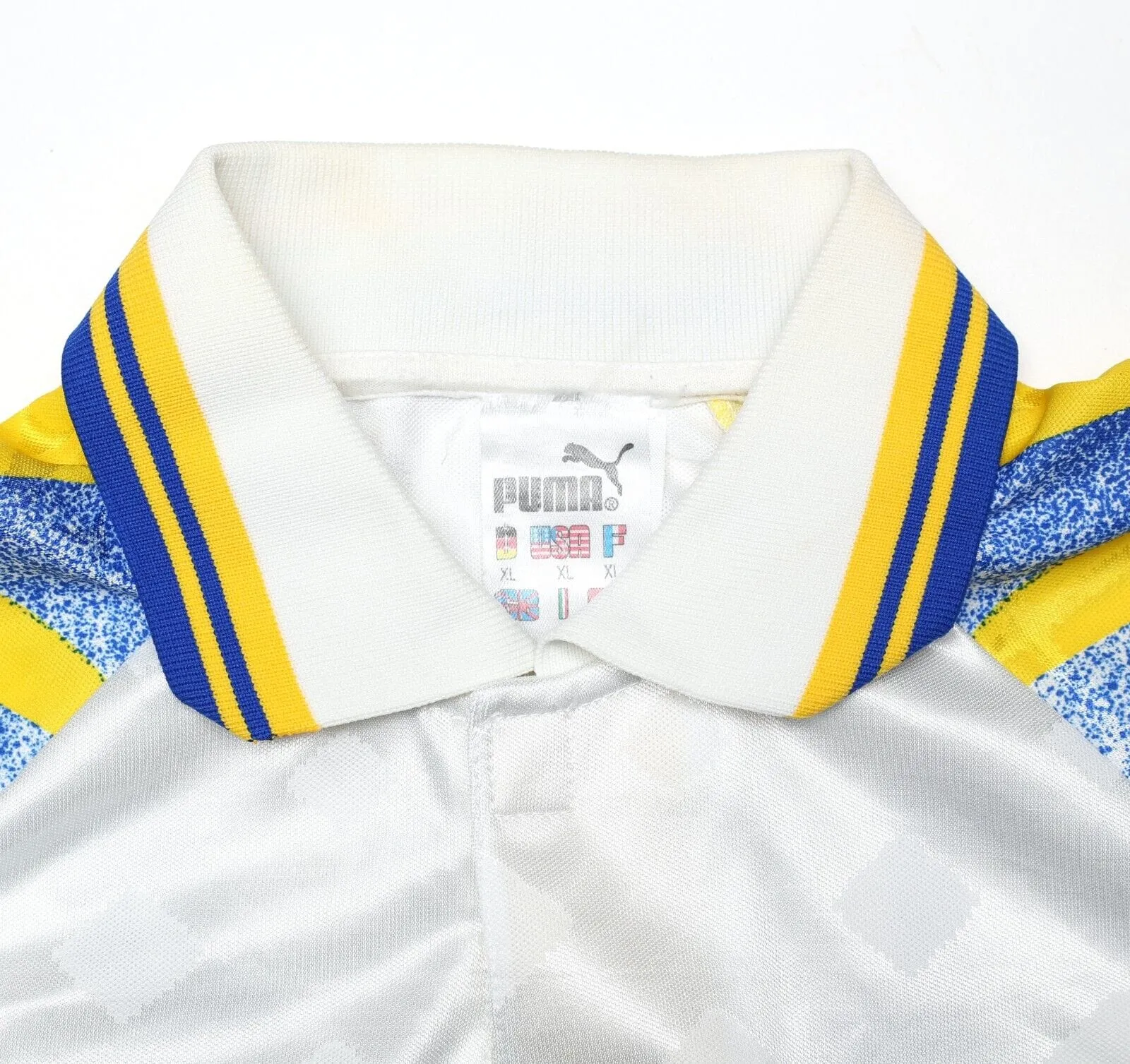 1996/97 ZOLA #10 Parma Vintage PUMA Home Football Shirt Jersey (XL)