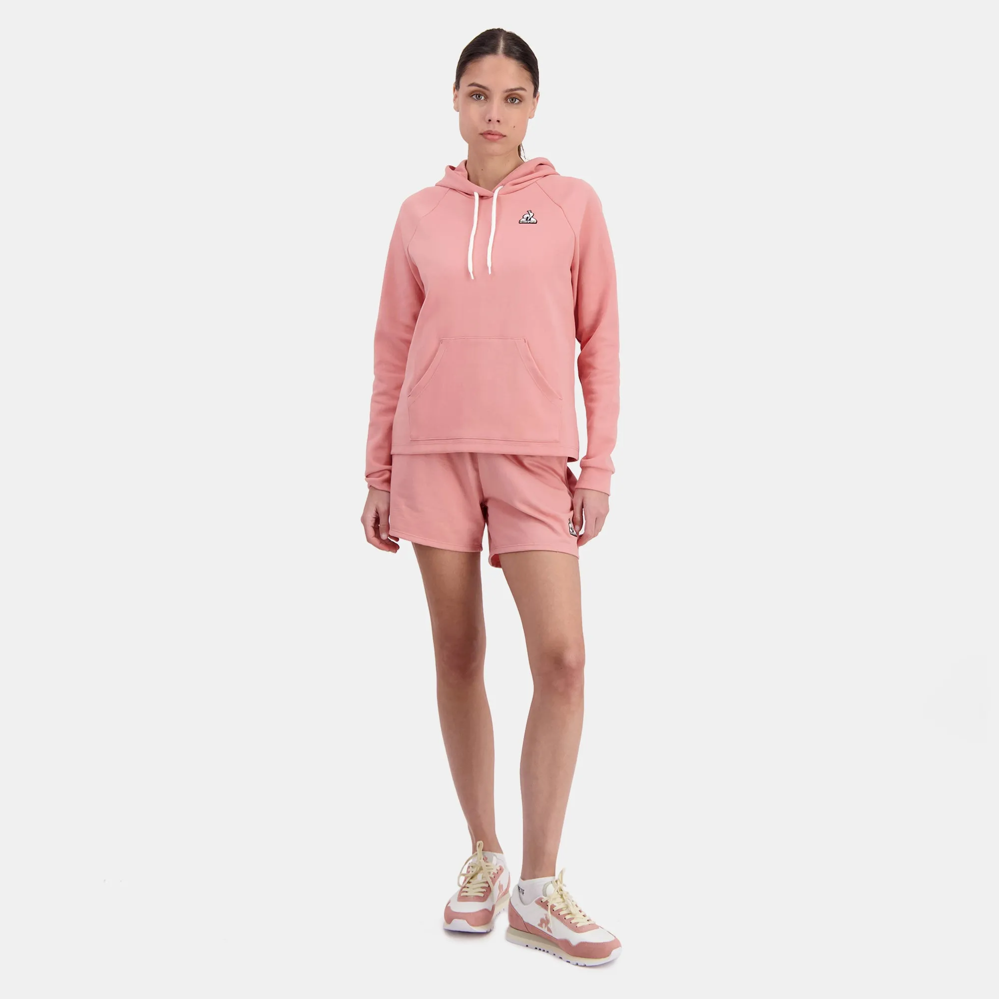 2422047-ESS Hoody N°1 W rosette | Sweat à capuche Femme