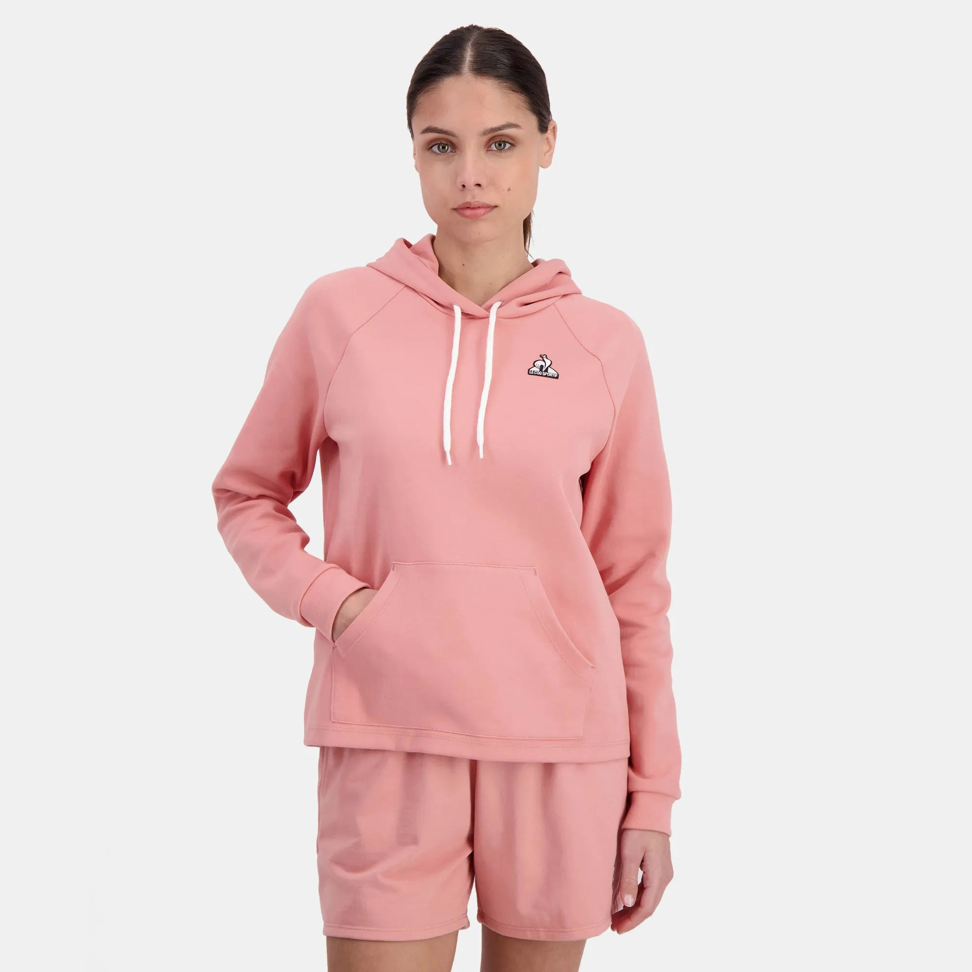 2422047-ESS Hoody N°1 W rosette | Sweat à capuche Femme