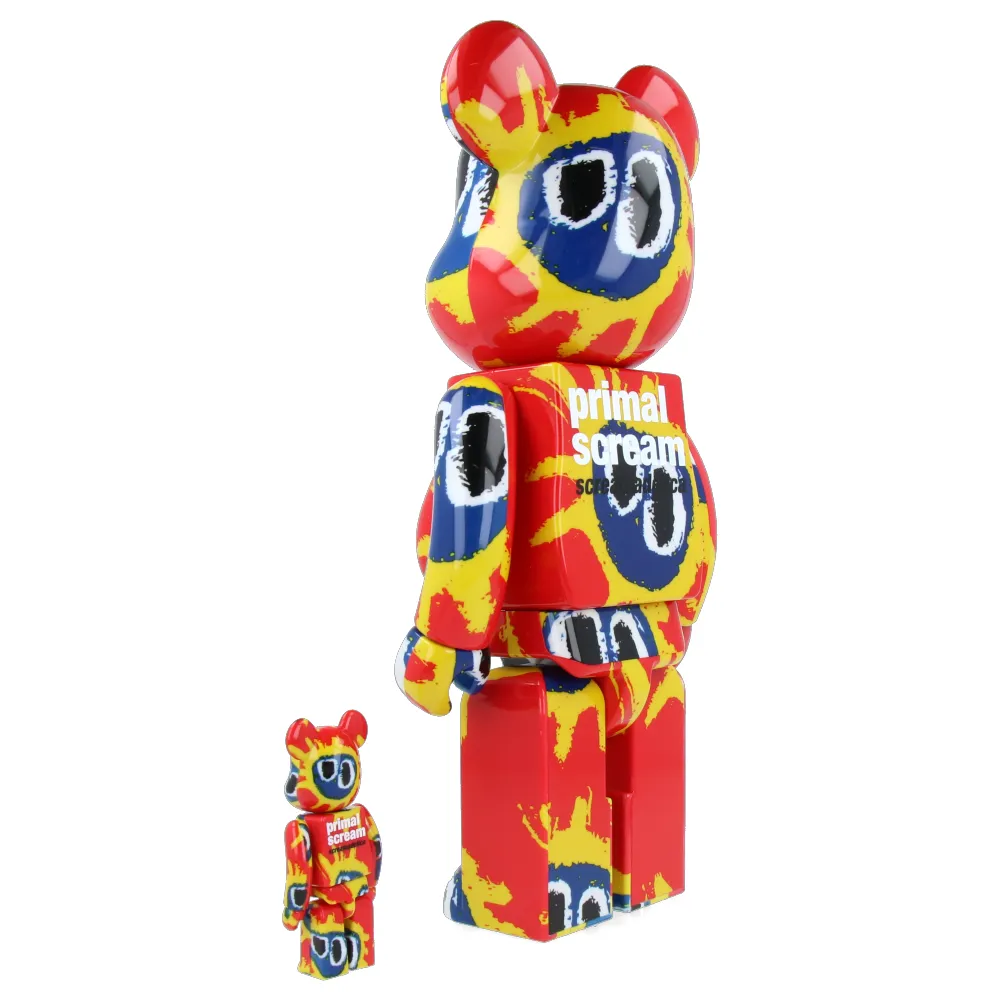 400%   100% Bearbrick Primal Scream - Screamadelica