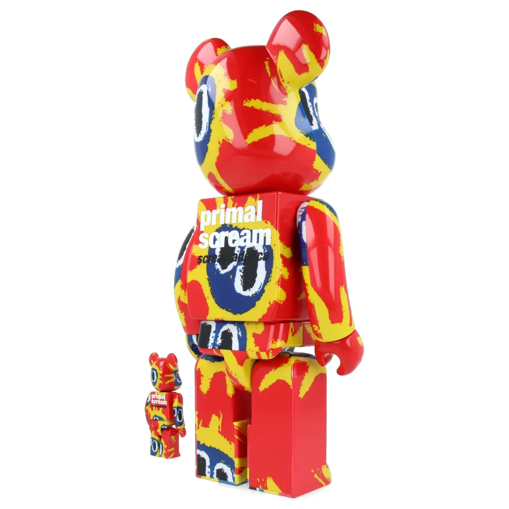 400%   100% Bearbrick Primal Scream - Screamadelica