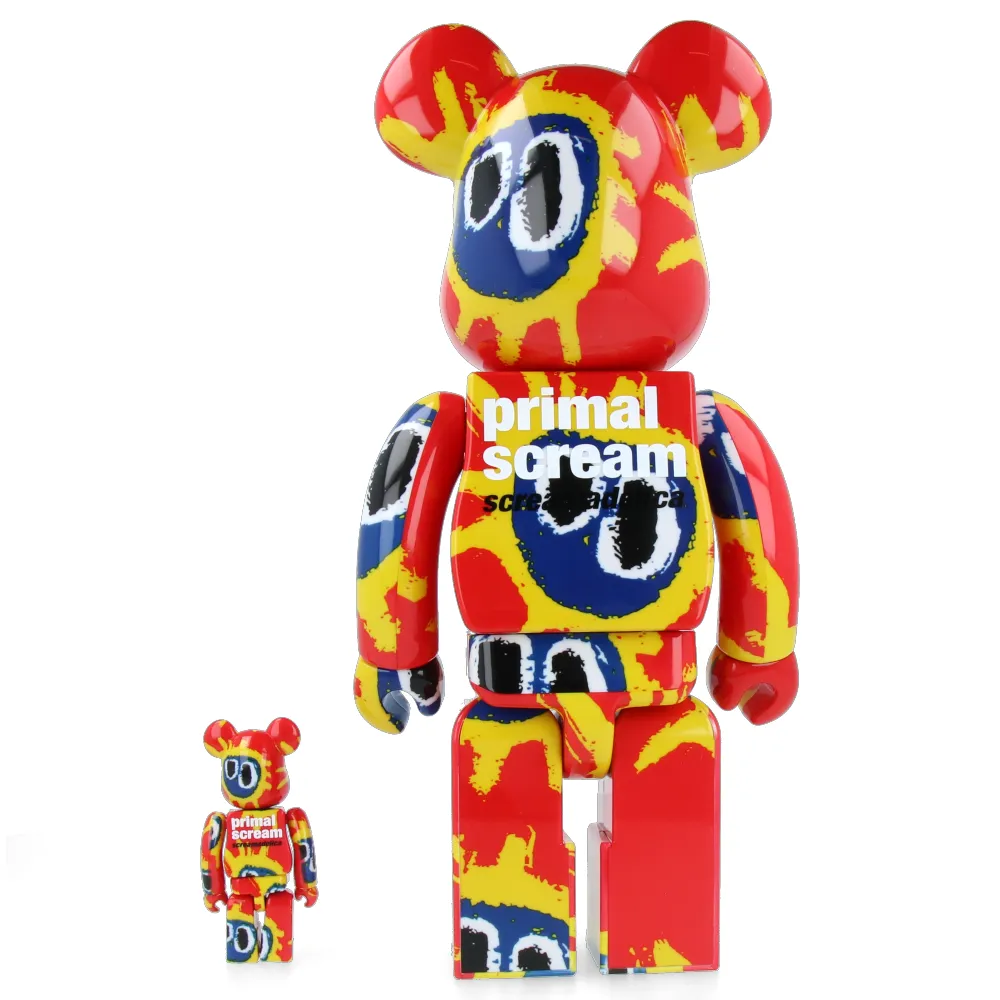 400%   100% Bearbrick Primal Scream - Screamadelica