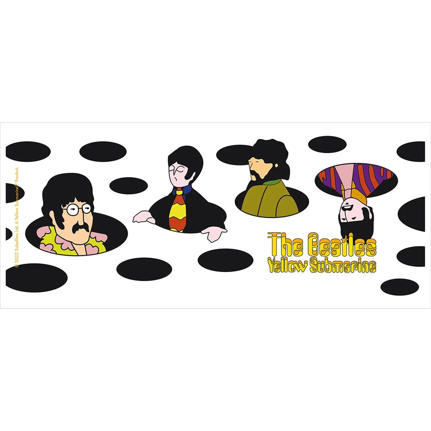 Abystyle Taza Yellow Submarine Sea Of Holes The Beatles