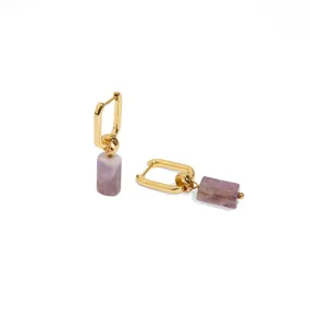 AMETHYST AURA EARRINGS