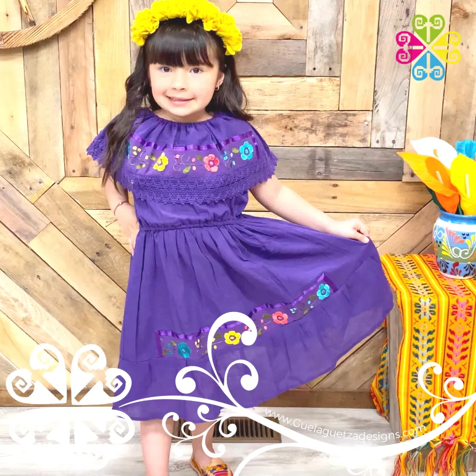 Aro Embroider Campesino Children Dress