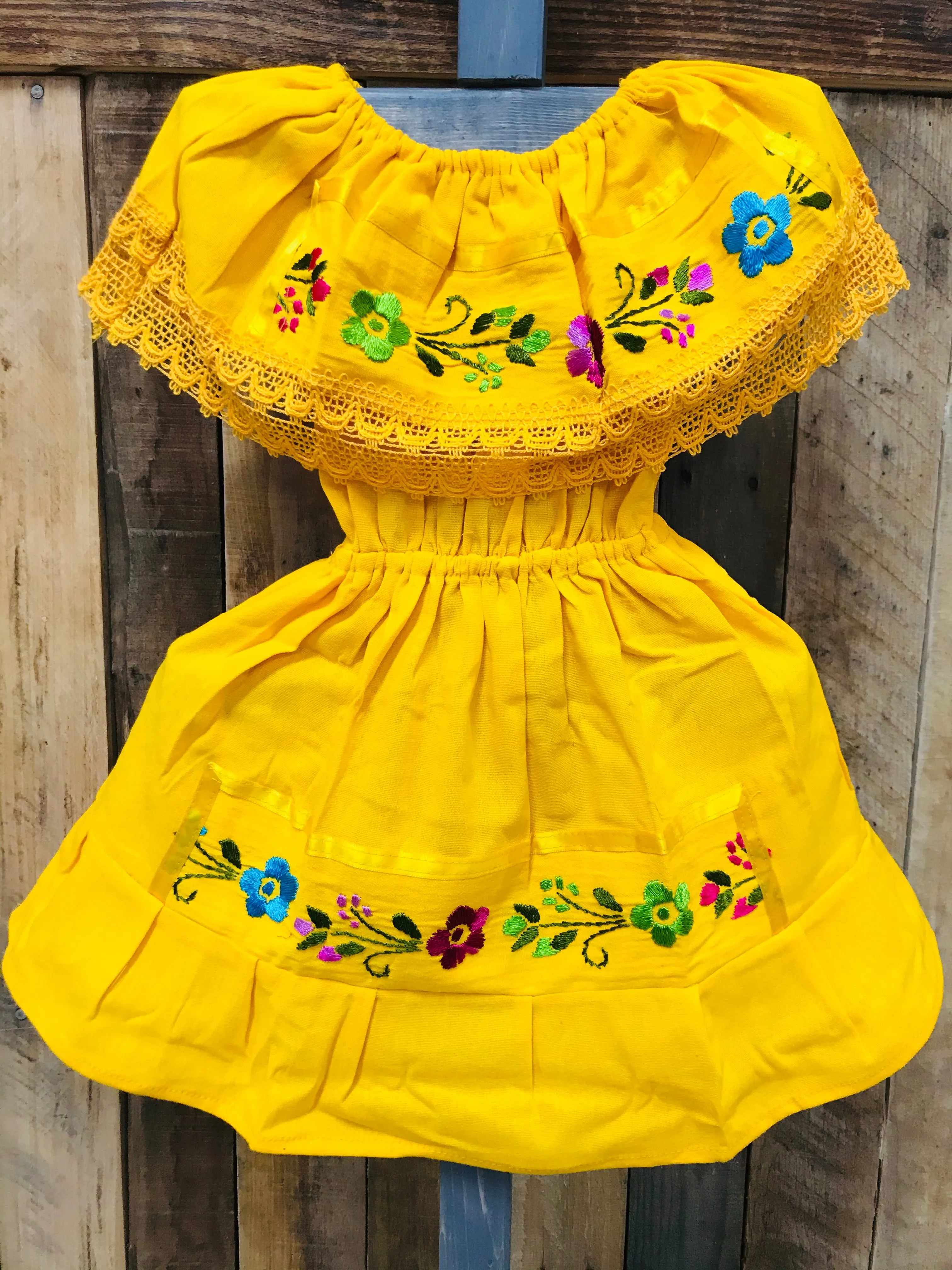 Aro Embroider Campesino Children Dress