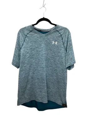 Athletic Top Short Sleeve By Under Armour In Green, Size: Xl