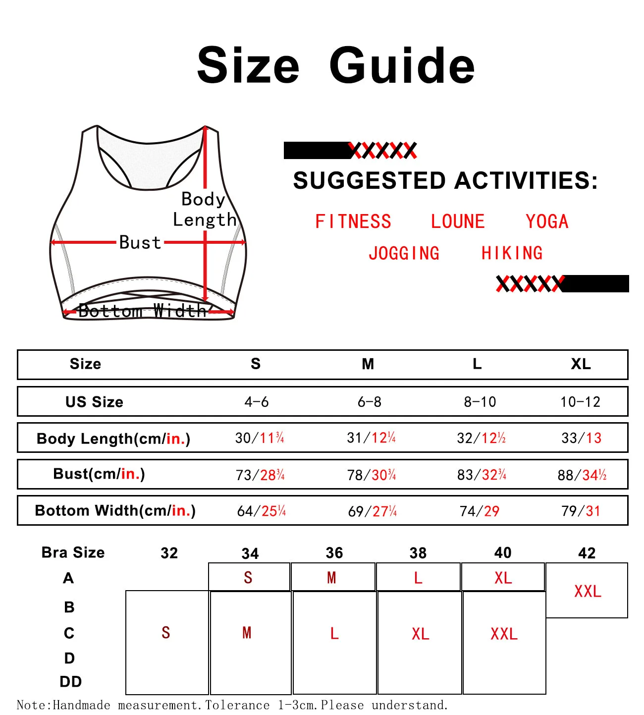 B36 icyzone Workout Sports Bras for Women - Fitness Athletic Exercise Running Bra, Activewear Yoga Tops