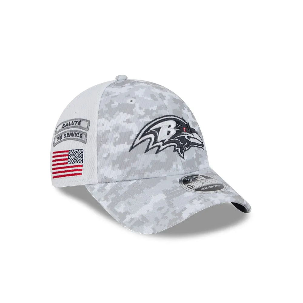 Baltimore Ravens NFL Salute to Service 2024 9FORTY Snapback