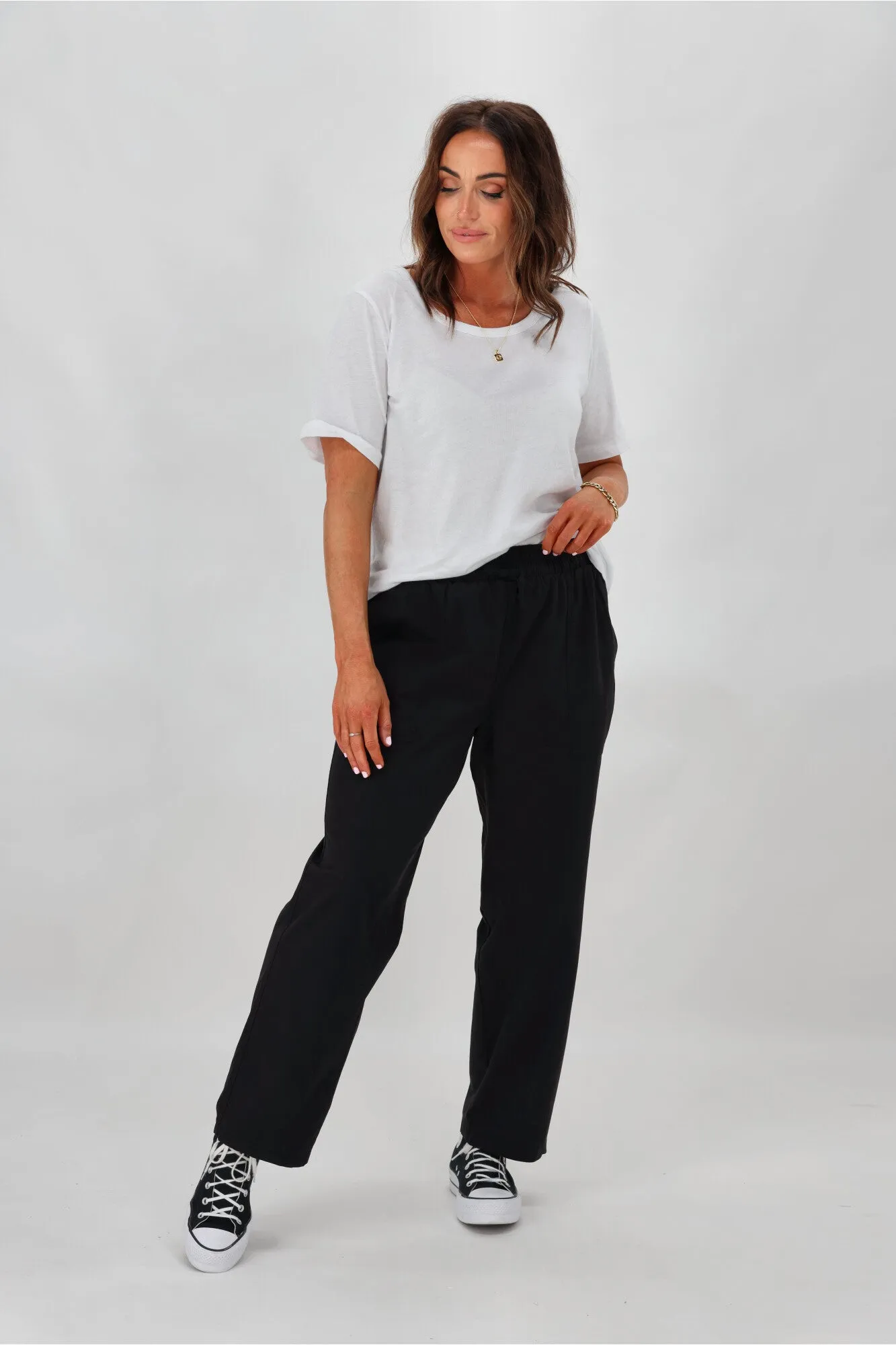 Betty Basics Santa Monica Pant Carbon