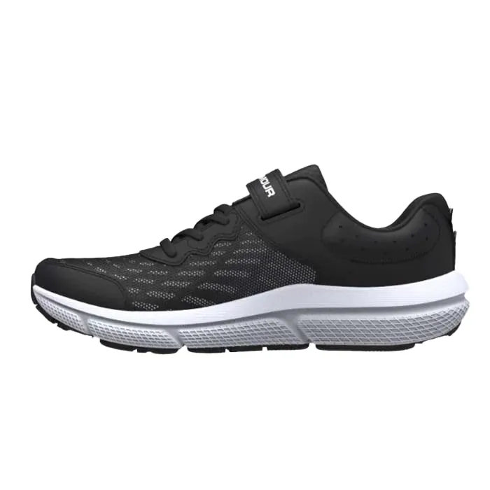 Big Boy Under Armour Assert 10 AC in Black/White/White