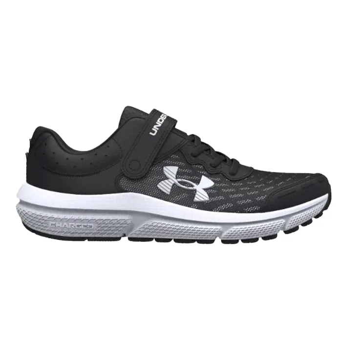 Big Boy Under Armour Assert 10 AC in Black/White/White