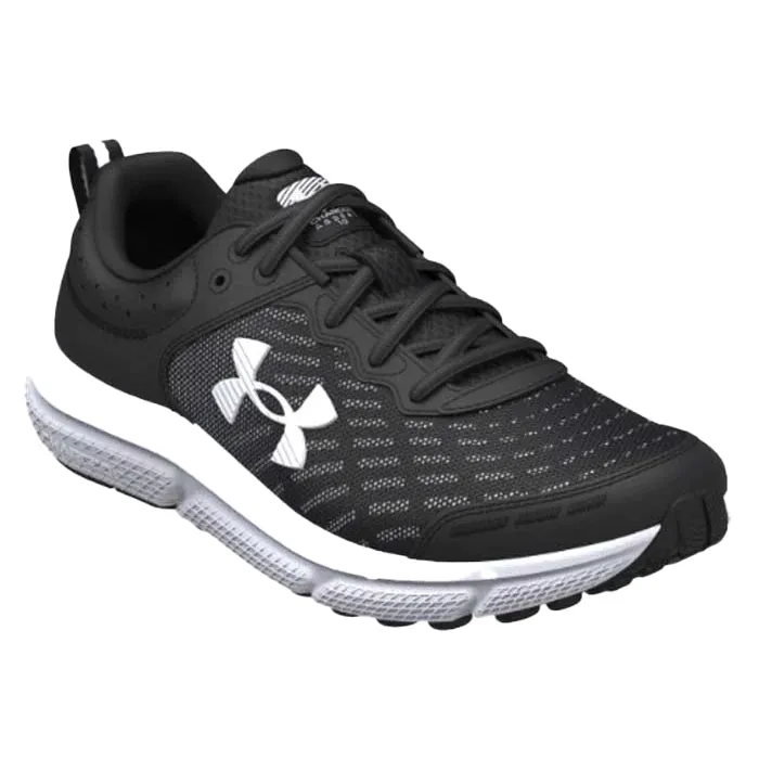 Big Boy Under Armour Assert 10 in Black/White/White