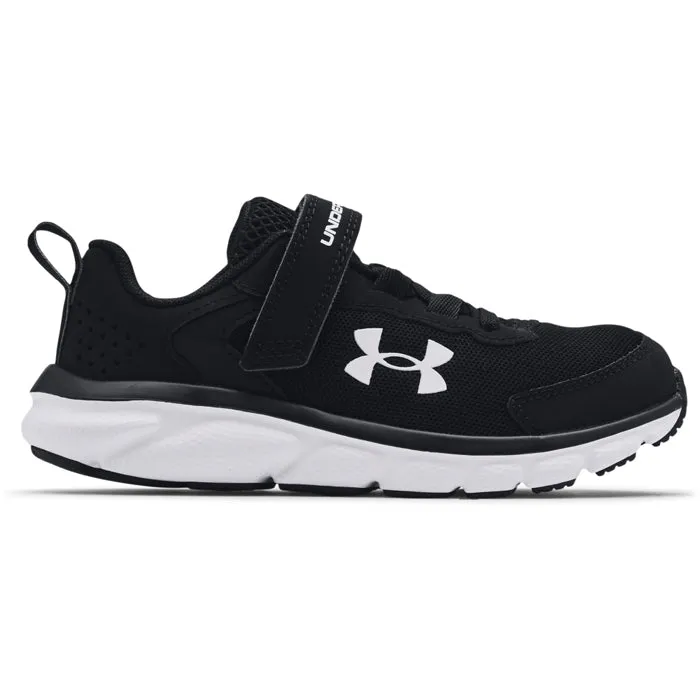 Big Boy Under Armour Assert 9 A/C in Black/White/White