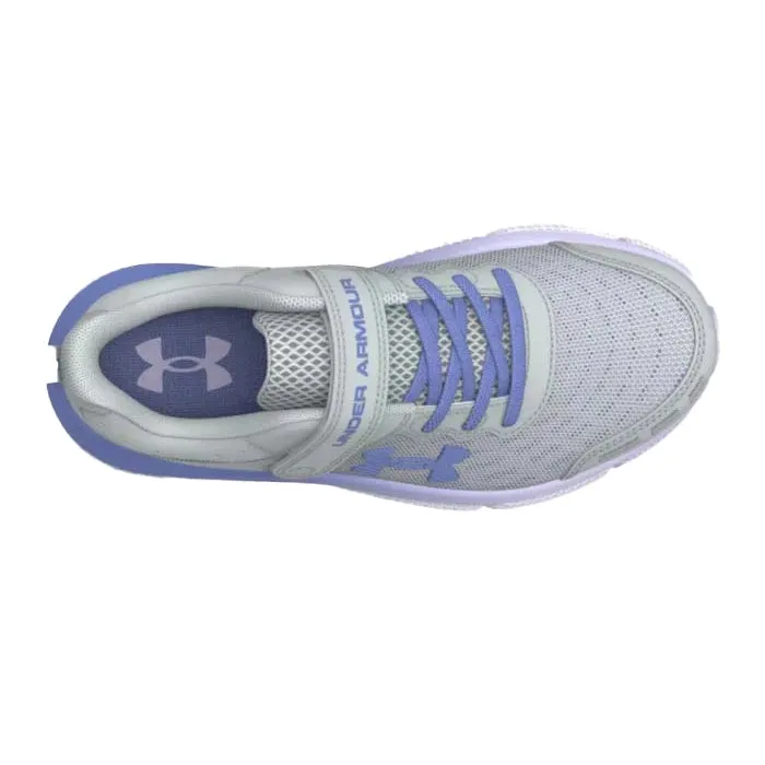 Big Girl Under Armour Assert 10 AC in Mod Gray/Nebula Purple/Baja Blue