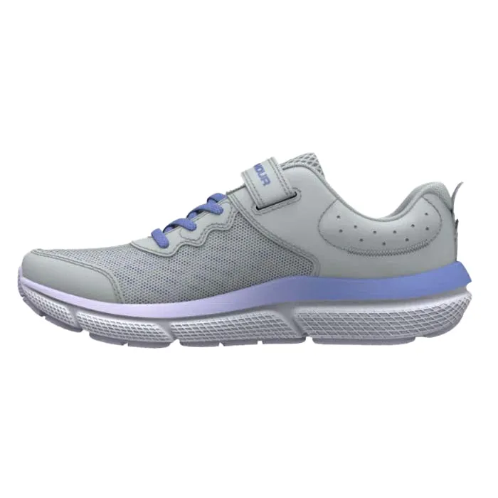 Big Girl Under Armour Assert 10 AC in Mod Gray/Nebula Purple/Baja Blue