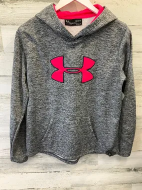 Black & Pink Sweatshirt Hoodie Under Armour, Size M