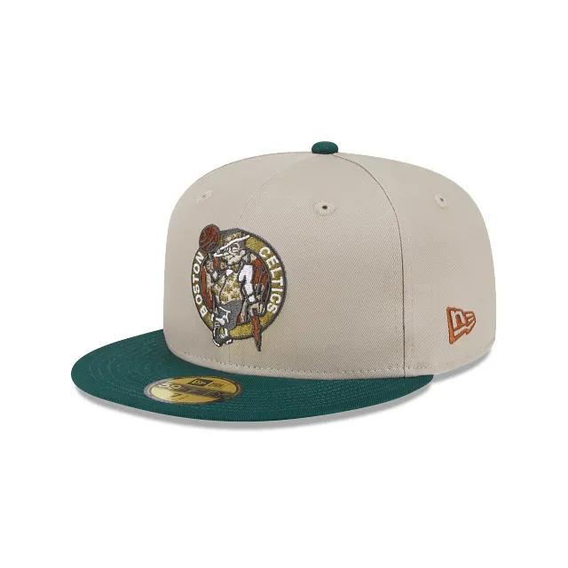 Boston Celtics NBA Tree Bark Fill 59FIFTY Cerrada