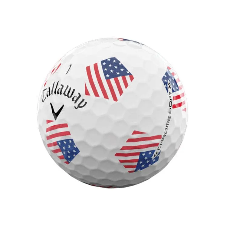 CALLAWAY BALLES CHROME SOFT TRUVIS USA