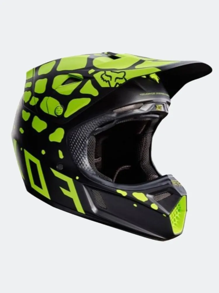 Casco Fox V3 Grav Helmet ECE -BLKYLW