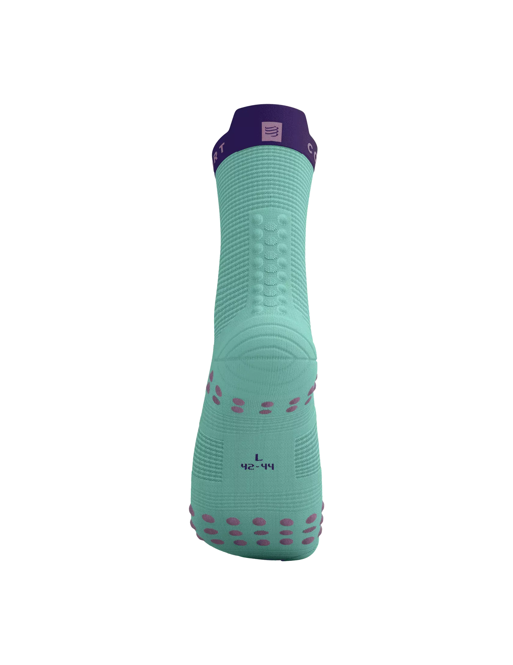 Compressport | Pro Racing Socks V4 | Run High | Shell Blue / Purple