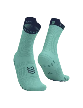 Compressport | Pro Racing Socks V4 | Run High | Shell Blue / Purple