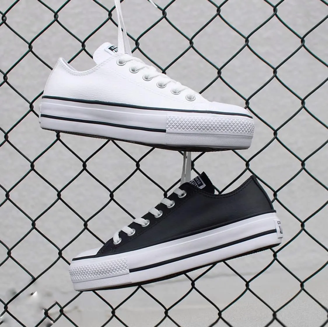 Converse Chuck Taylor All Star Lift Leather Low White