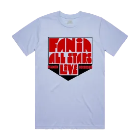 Fania All Stars Logo Light Blue T-Shirt