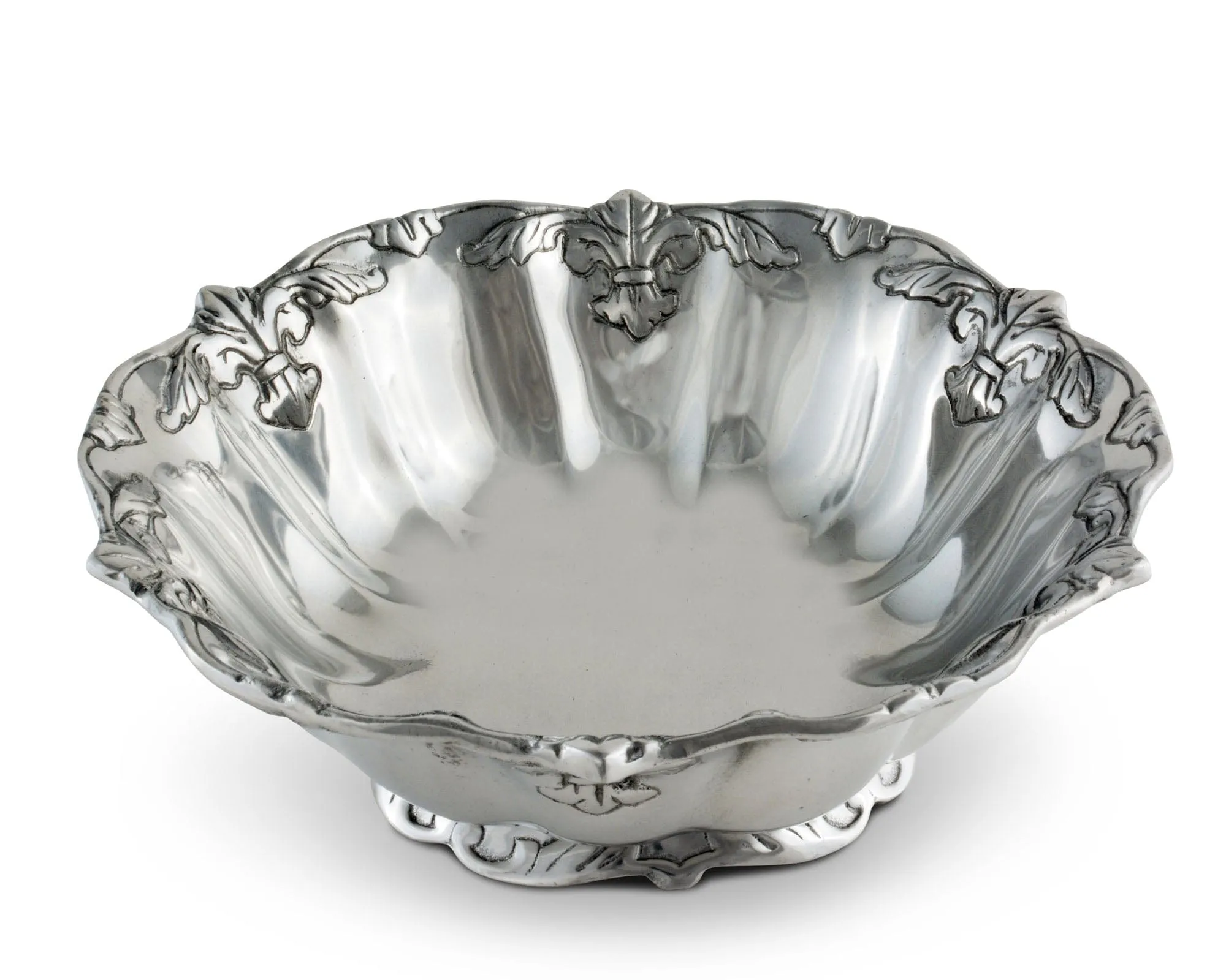 Fleur-De-Lis Salad Bowl 12