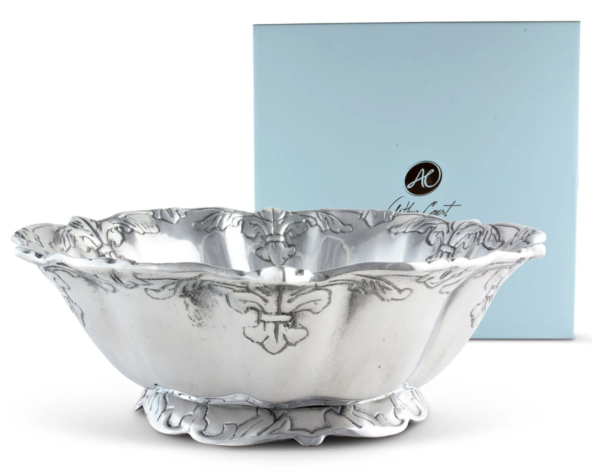 Fleur-De-Lis Salad Bowl 12