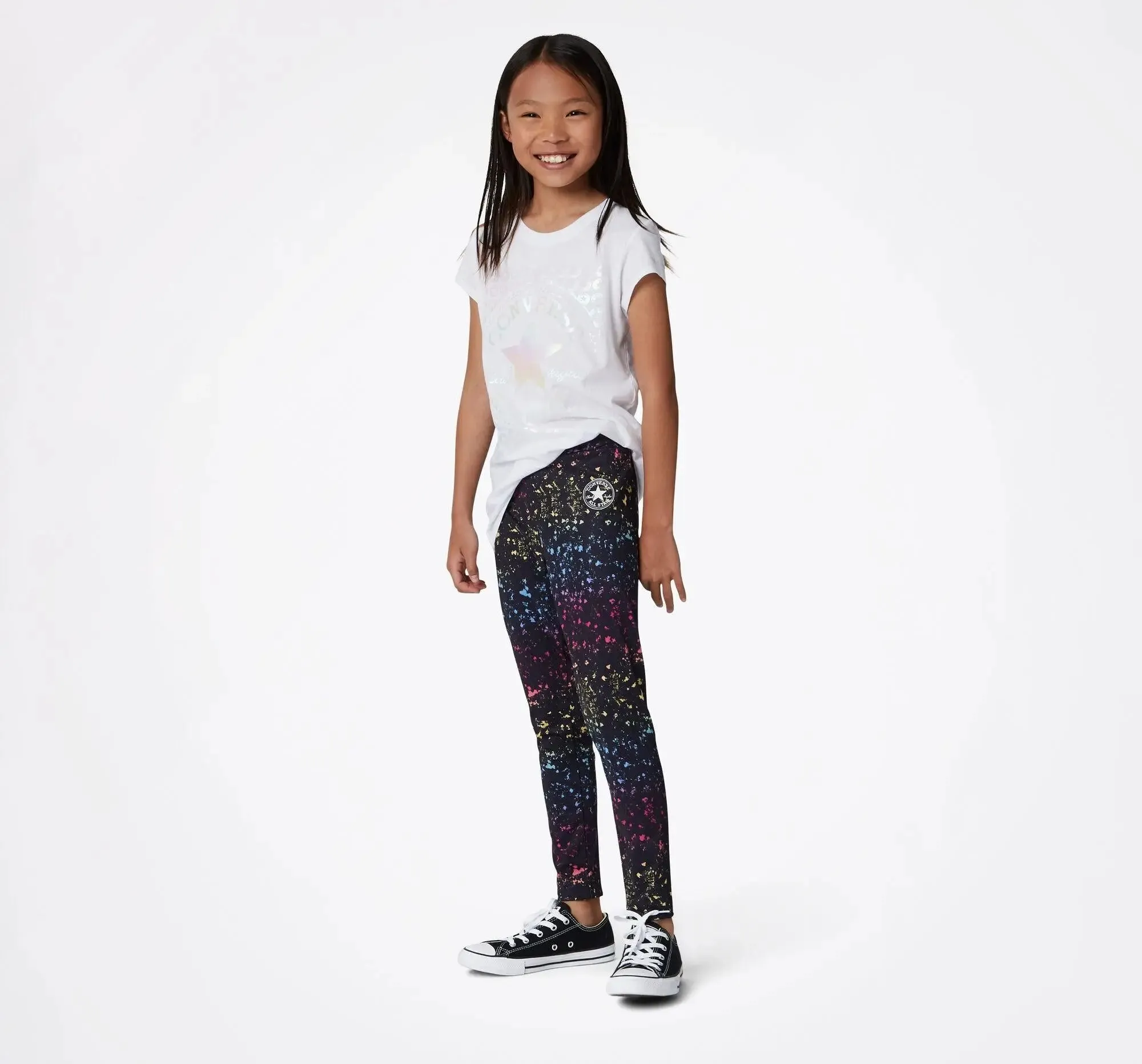 Girl's All-Over Print High Rise Legging | Converse