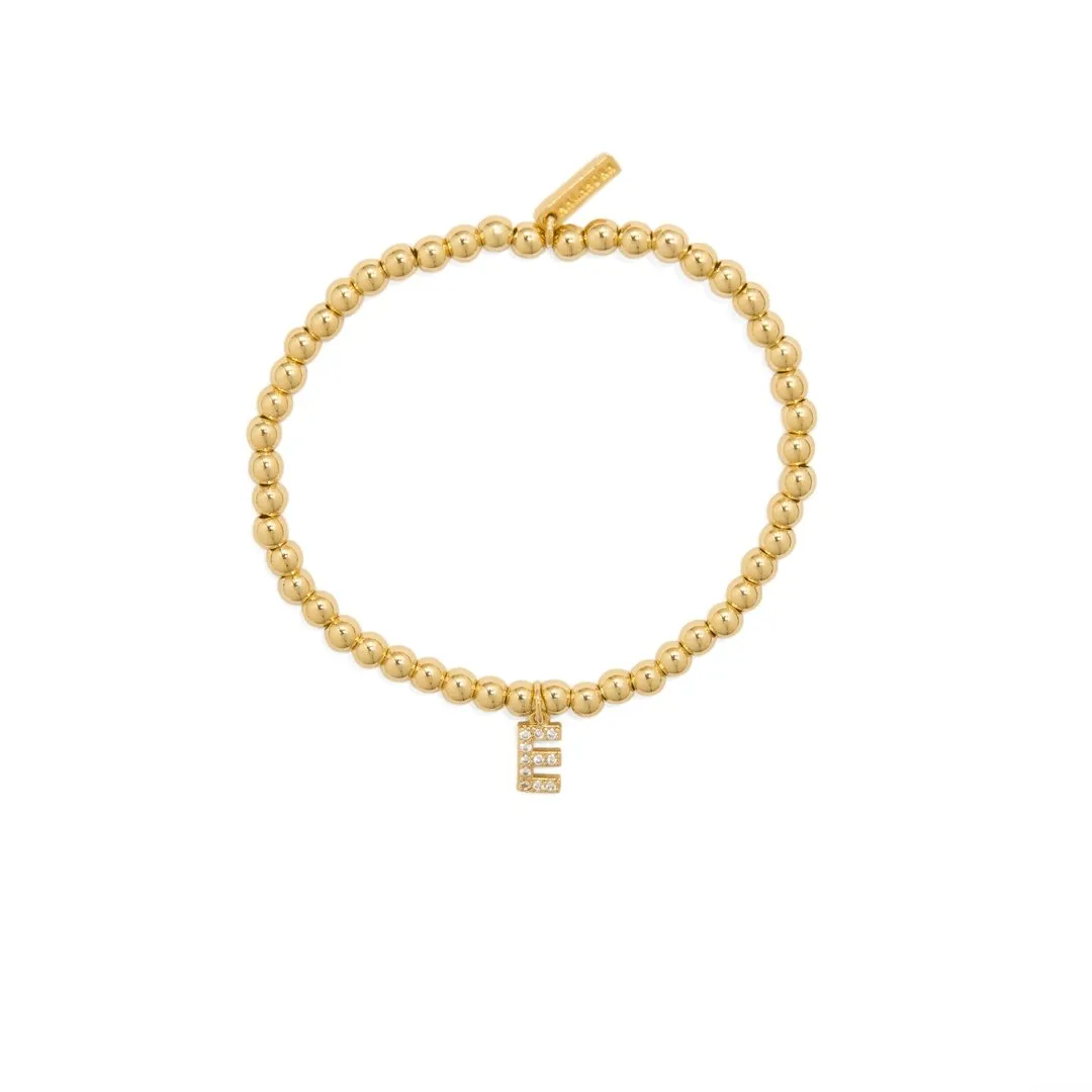 GOLDEN DOT LETTER BRACELET