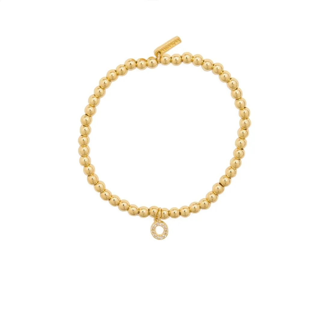 GOLDEN DOT LETTER BRACELET