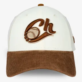 GORRA BEIGE VISERA PANA CURVA