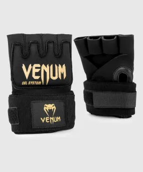 Guante venda Venum Kontact Gel - Negro/Oro