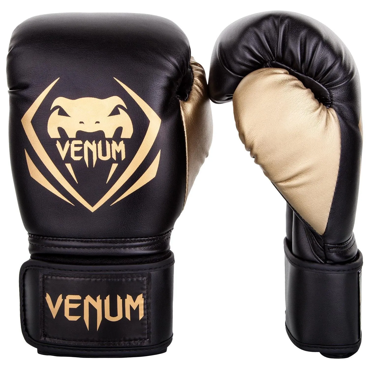 Guantes de Boxeo de Competición Venum  - Negro/Gold