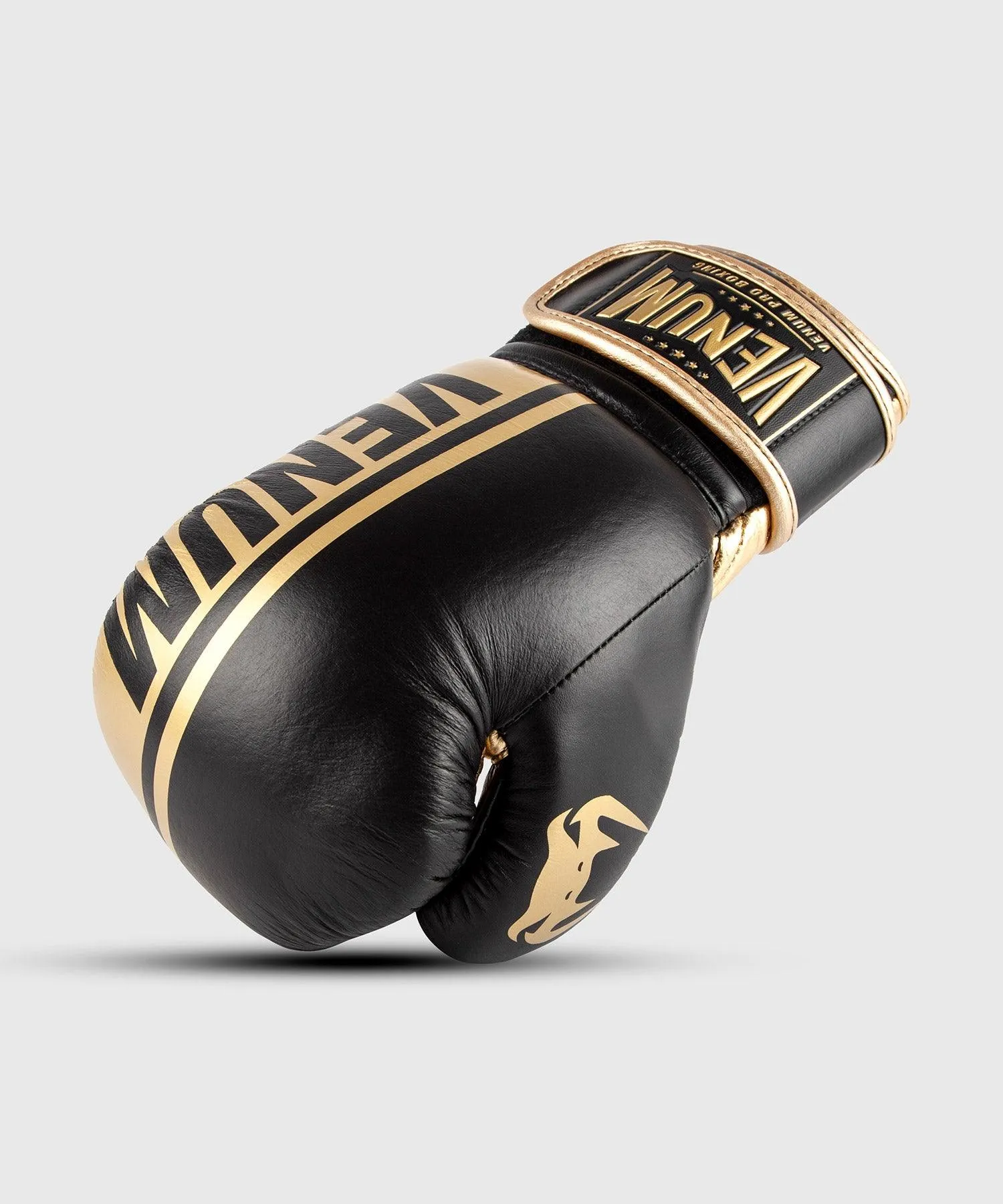 Guantes de Boxeo profesional Venum Shield – Velcro - Negro/Oro