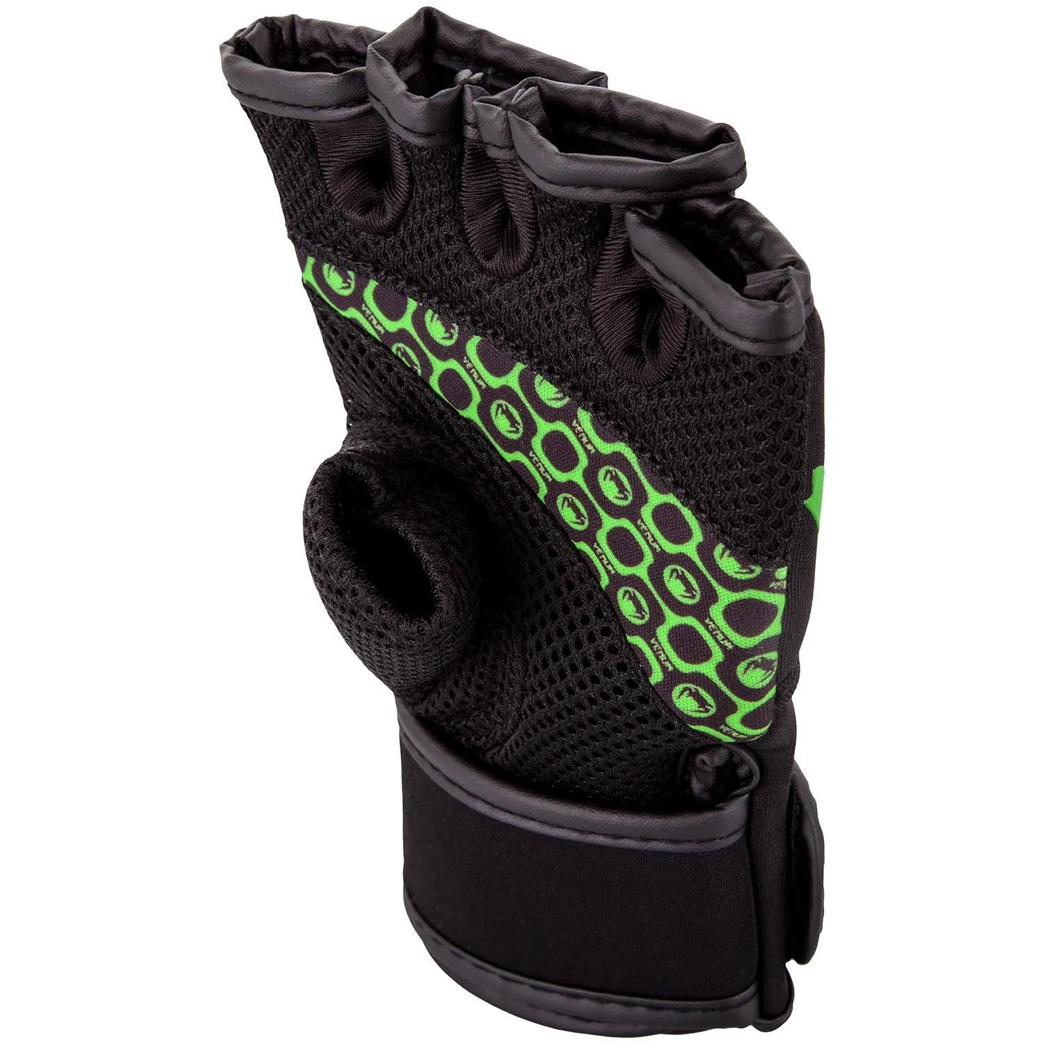 Guantes Venum Essential - Negro/Amarillo Fluo