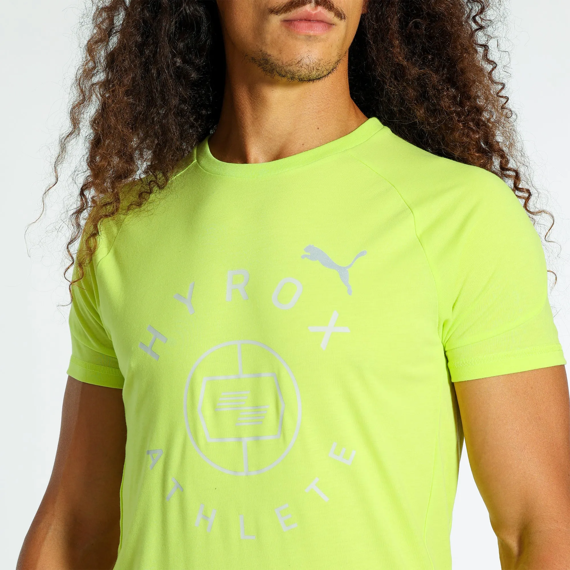 HYROX|PUMA Evostripe Tee - Yellow