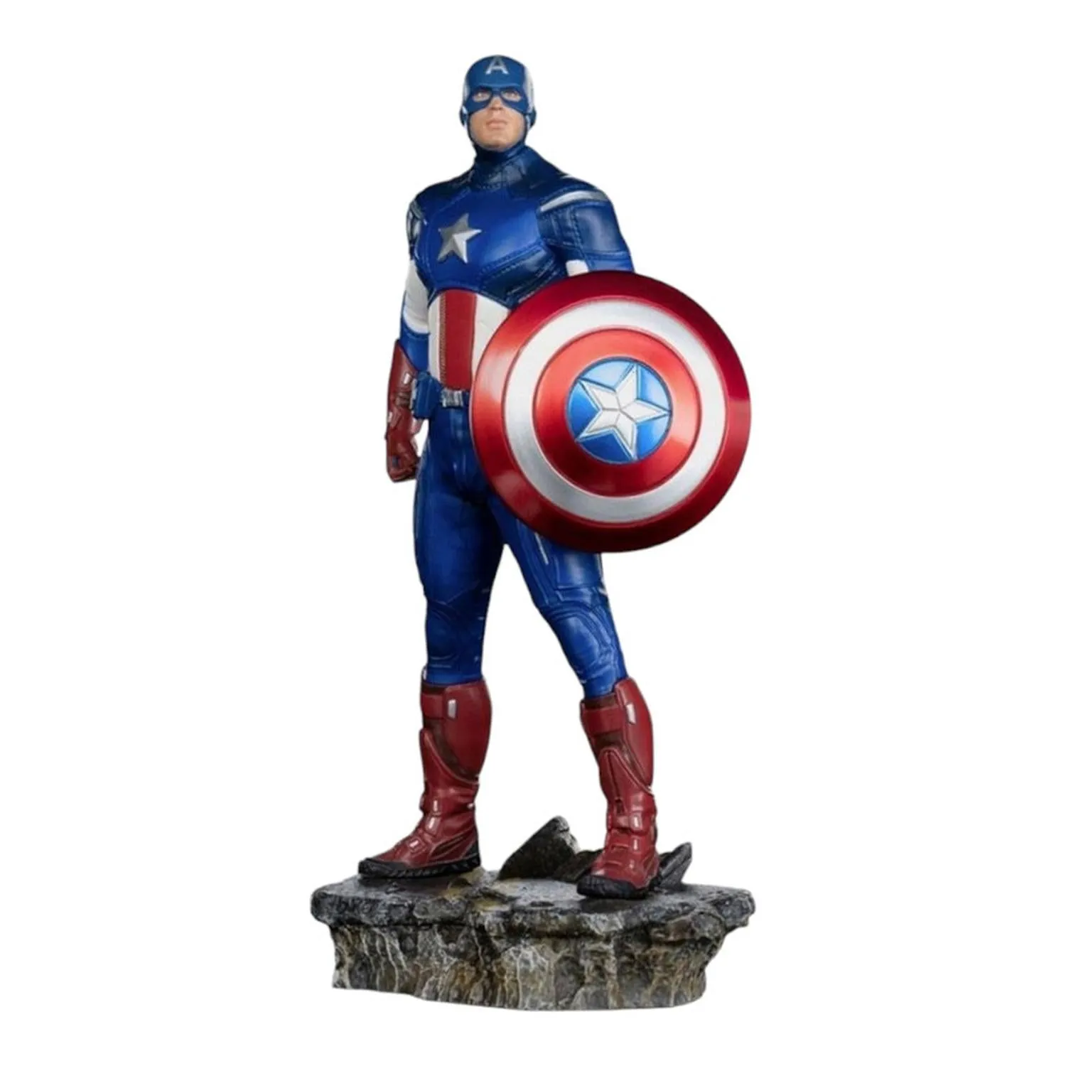 Iron Studios Estatuilla Captain America Batalla De Nueva York Escala 1:10 Avengers