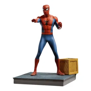 Iron Studios Estatuilla Spider-Man 60'S Escala 1:10 Spider-Man