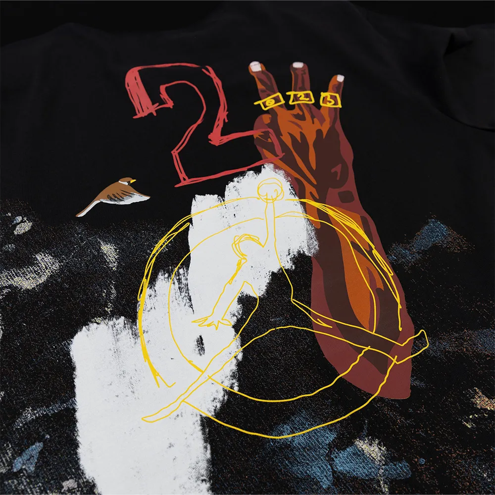 Jordan Artist Series by Jammie Holmes Graphic Tee 'Black'