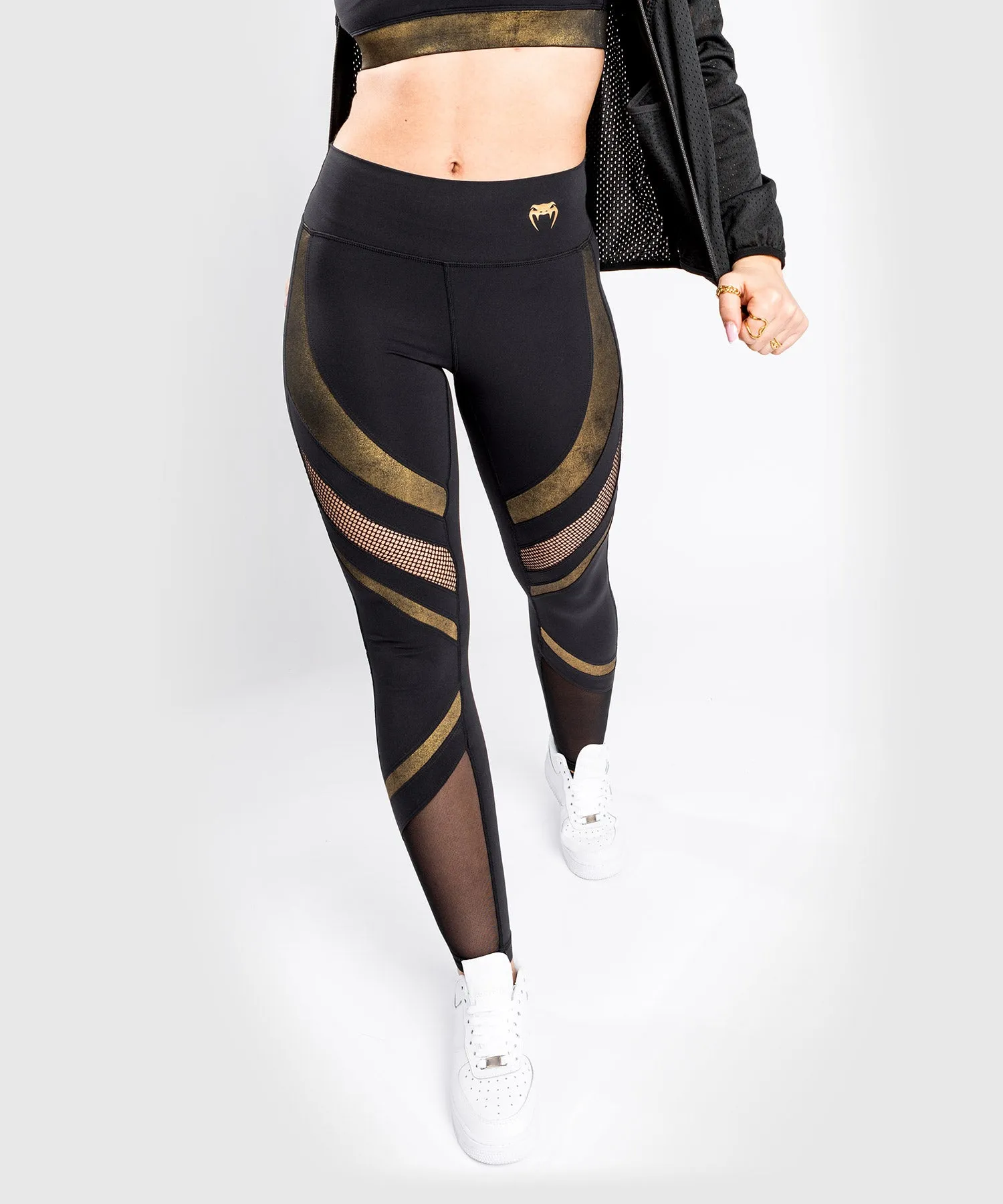 Leggings Venum Lightning - Negro/Dorado