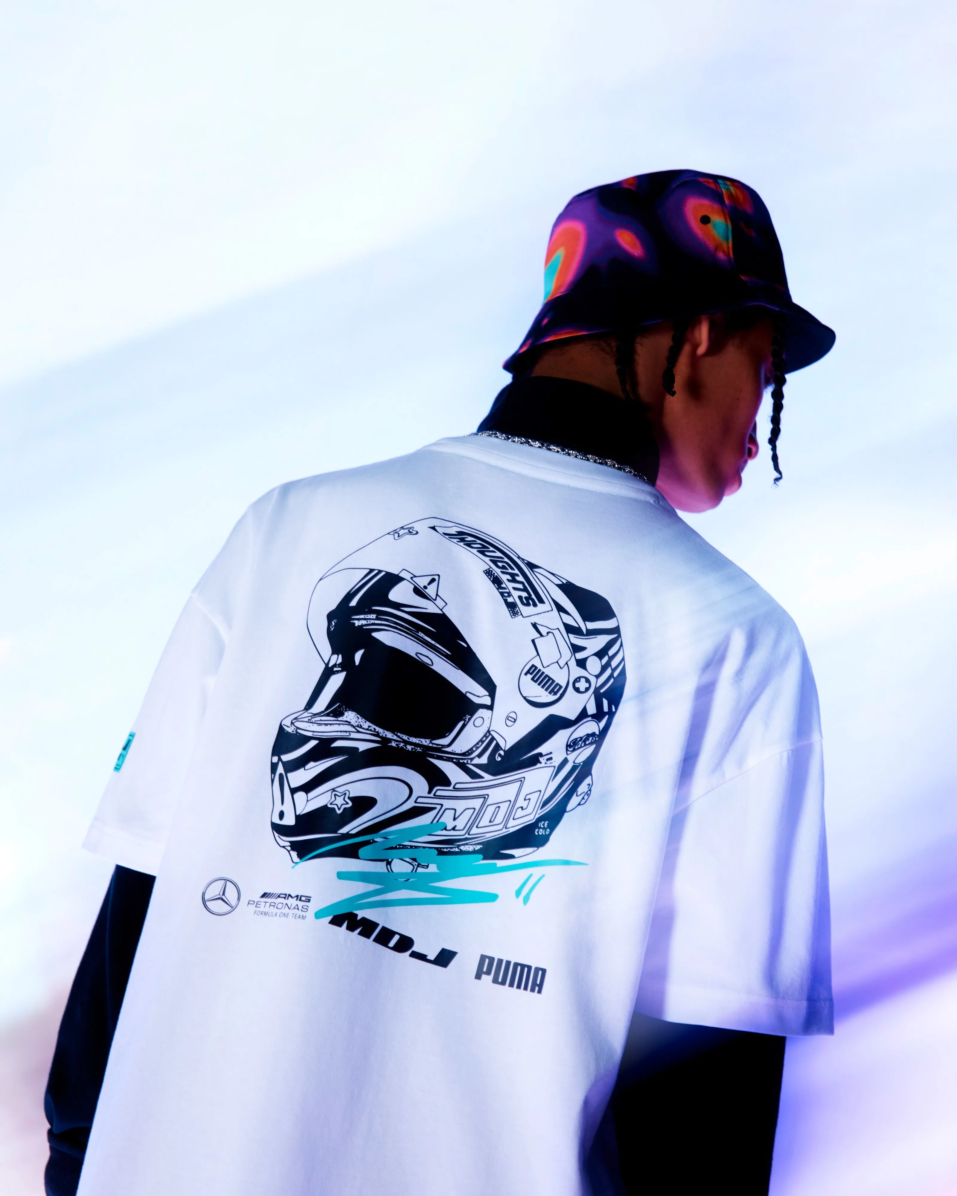 Mad Dog Jones x Mercedes-AMG F1 x PUMA Graphic Tee White