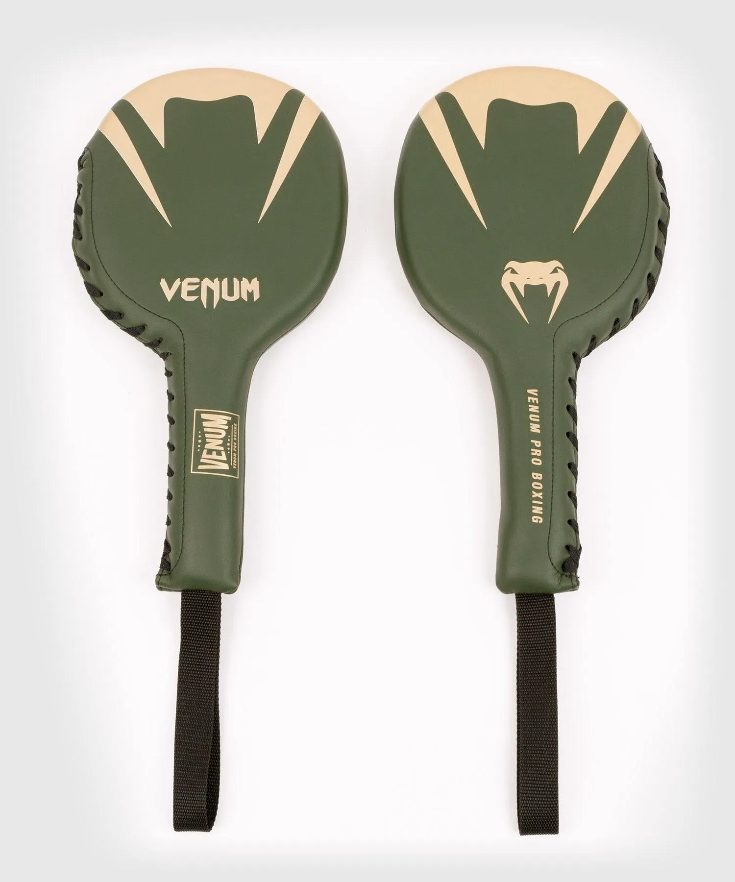 Manoplas de Ping Pong Venum Pro Boxing - Caqui/Gold