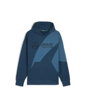 Optimized title: Blue Mens Puma Statement Hooded Sweatshirt