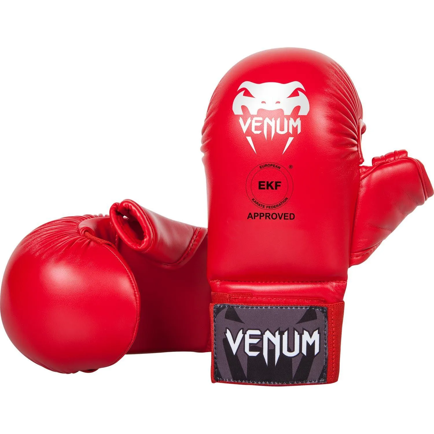 Mitones Karate Venum - Con protección del Pulgar - Rojo