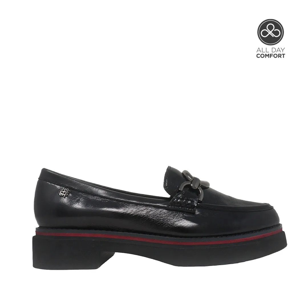 Mocasines Mikkaela negro para mujer