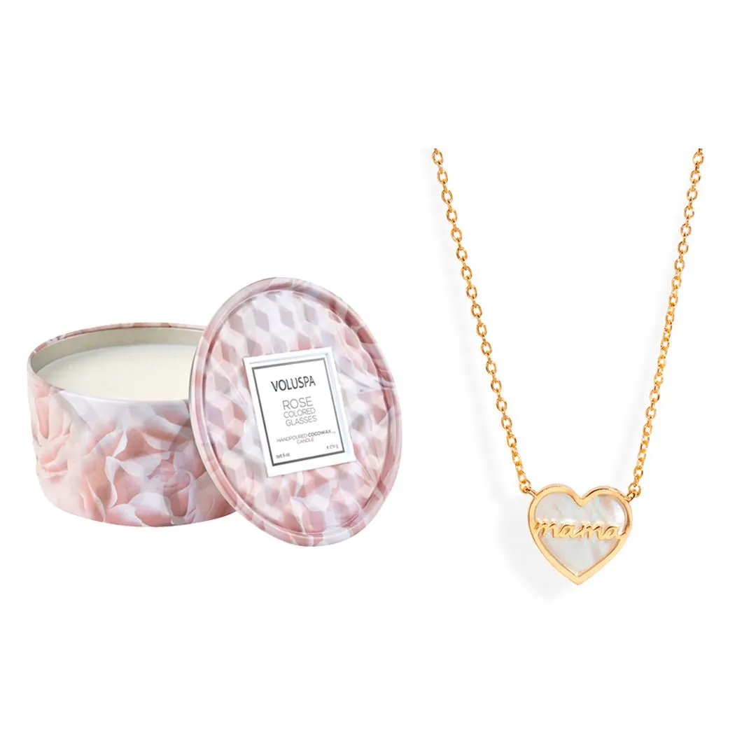 NACAR MOM AND CANDLE GIFT SET